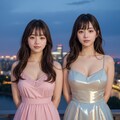 横長ポートレート（二人）No.2 2枚目