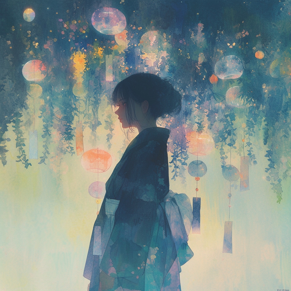 風鈴と少女