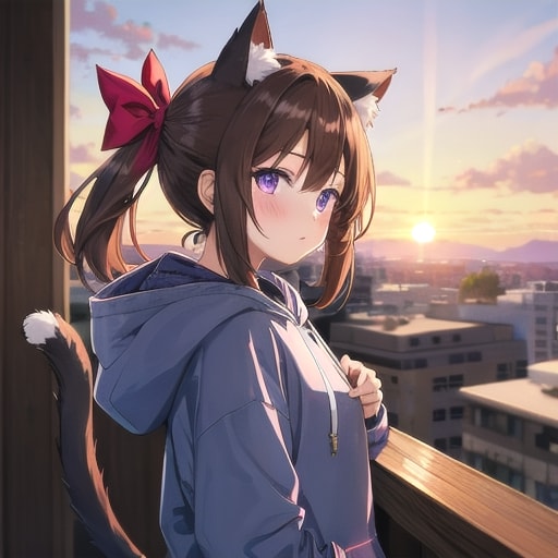 猫耳ガール | の人気AIイラスト・グラビア