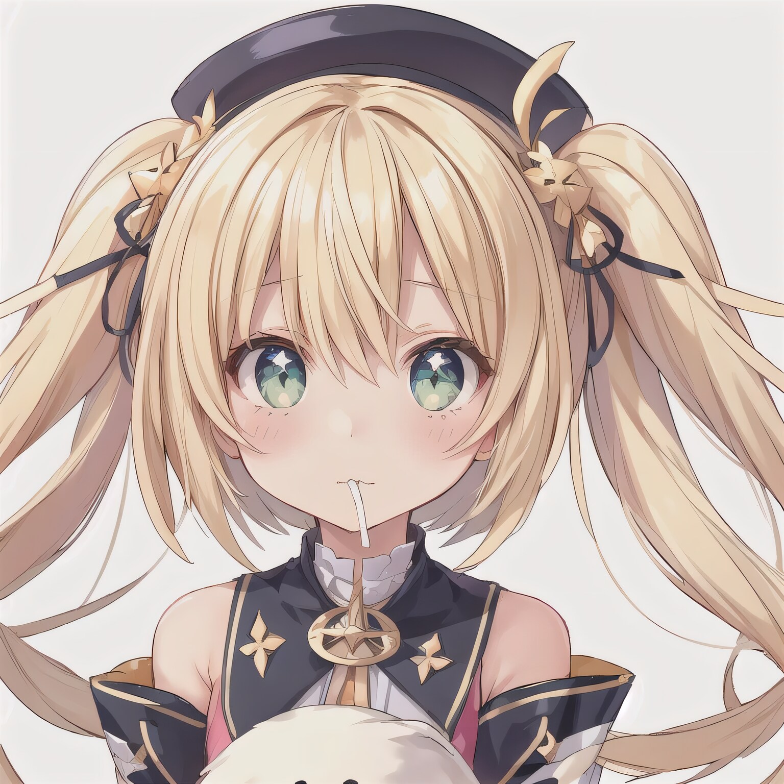 金髪ロングのミニキャラ１１ | の人気AIイラスト・グラビア