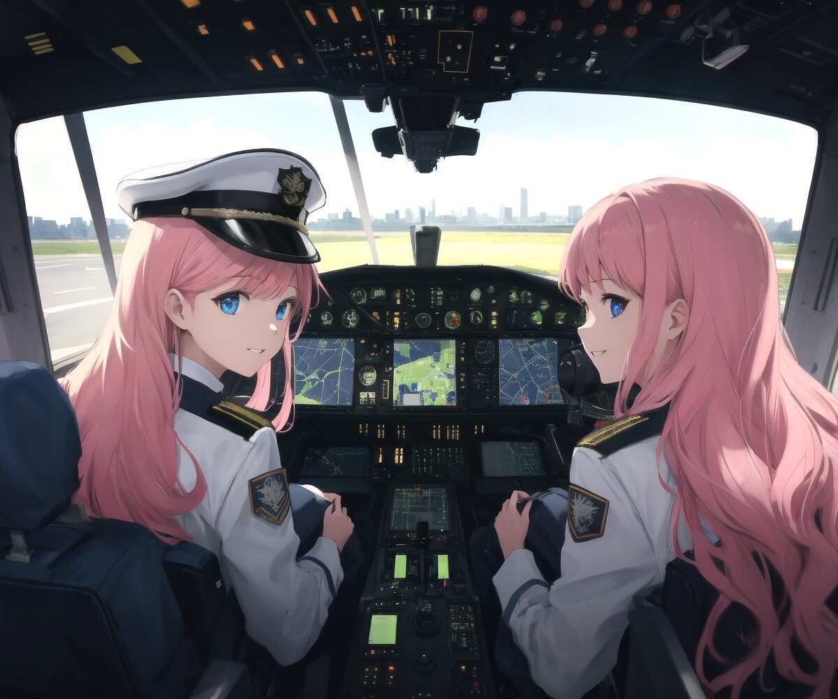 ｢良い空の旅を!｣(by Chichi-Pui Airlines)