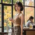 秋の紅葉カフェ 4 4枚目