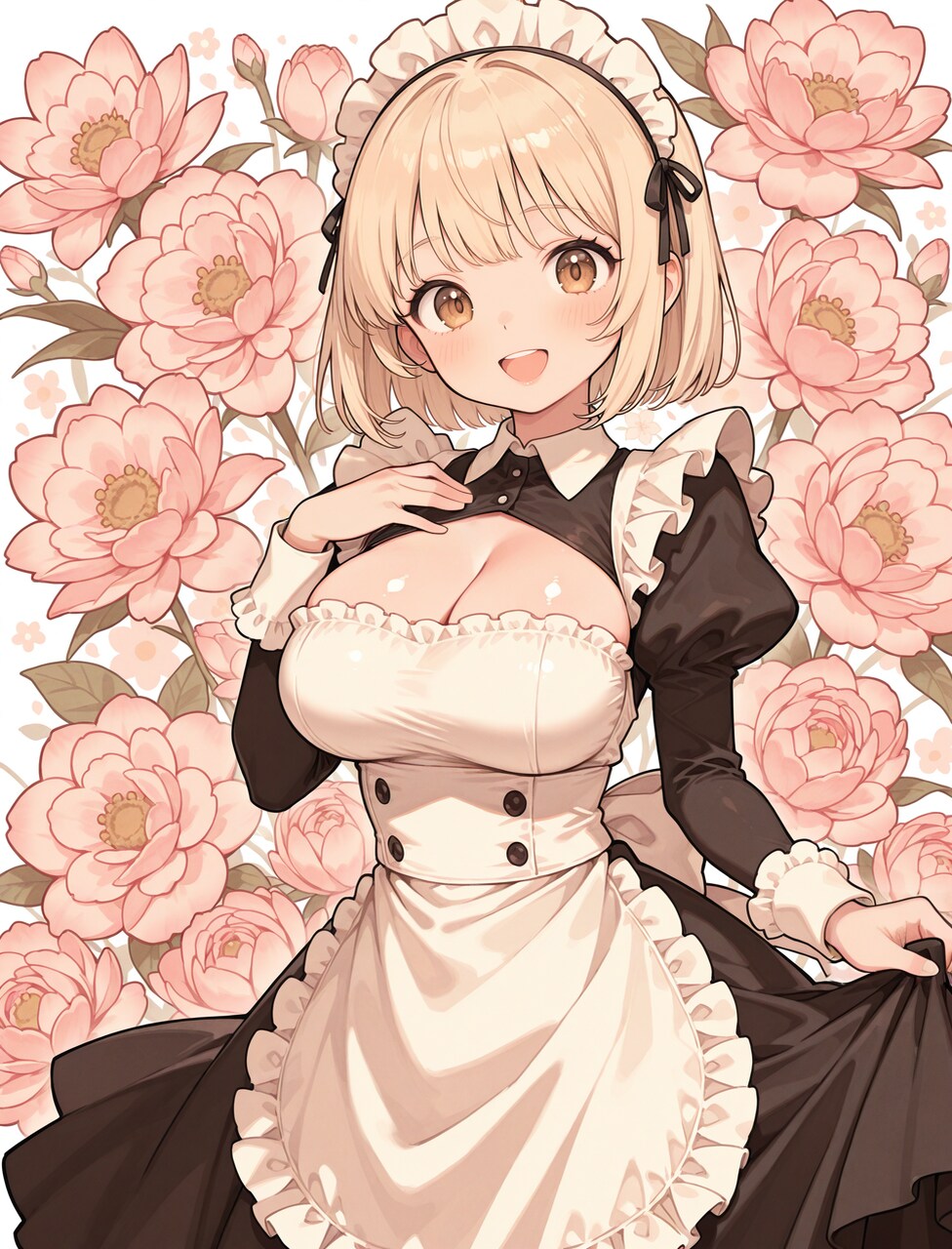 金髪ちゃんメイドのバイト中
