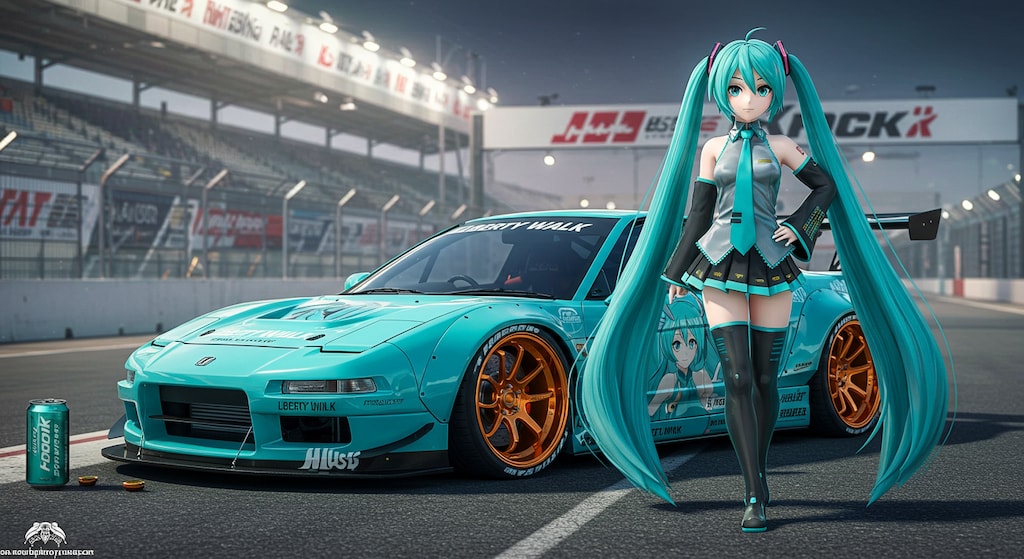 初音ミクとNSX