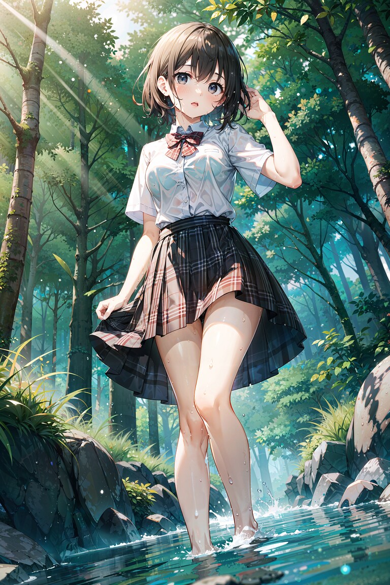 制服少女 91 | の人気AIイラスト・グラビア