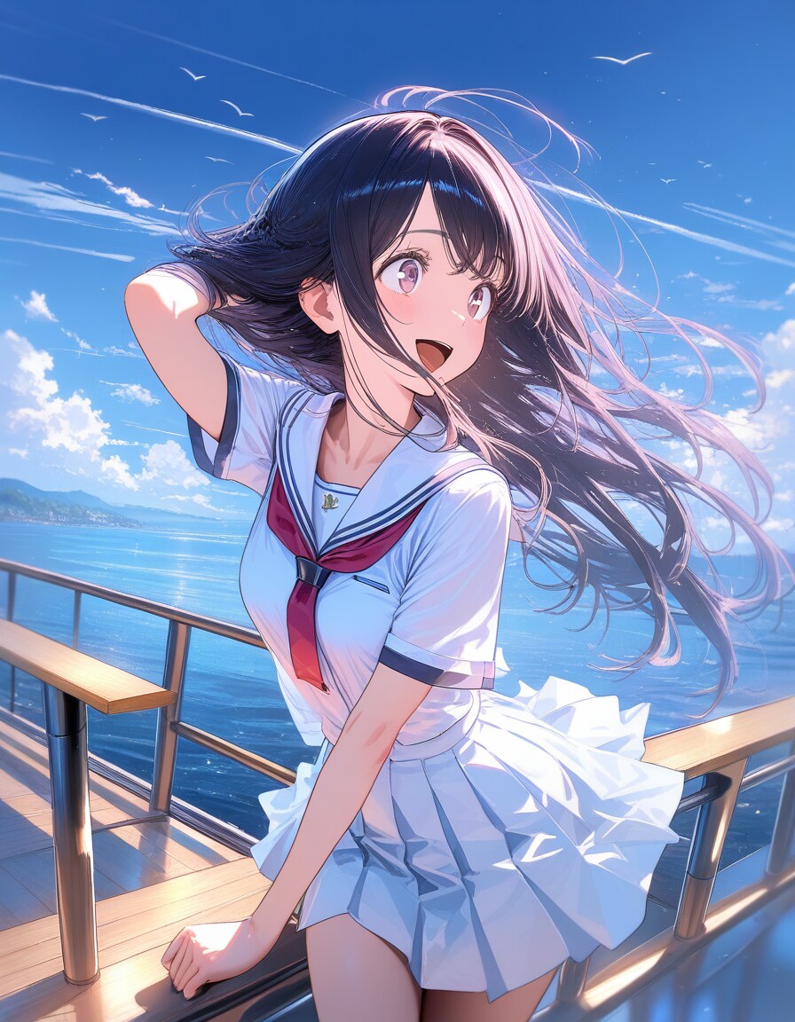 女子校のクルーズ船の旅