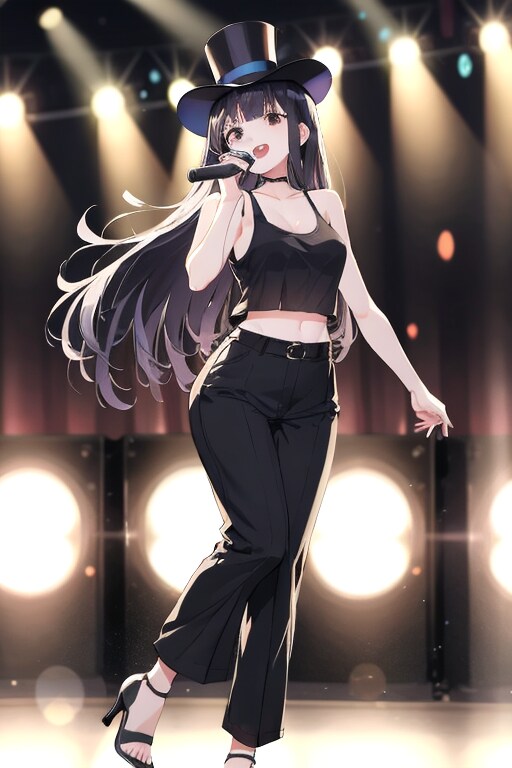 アイドル歌手・黒猫絵馬のワンマンライブ