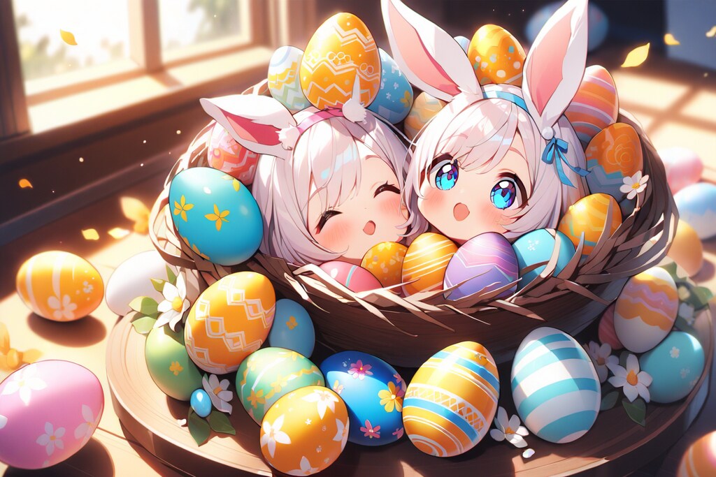 ふたごのイースターエッグ