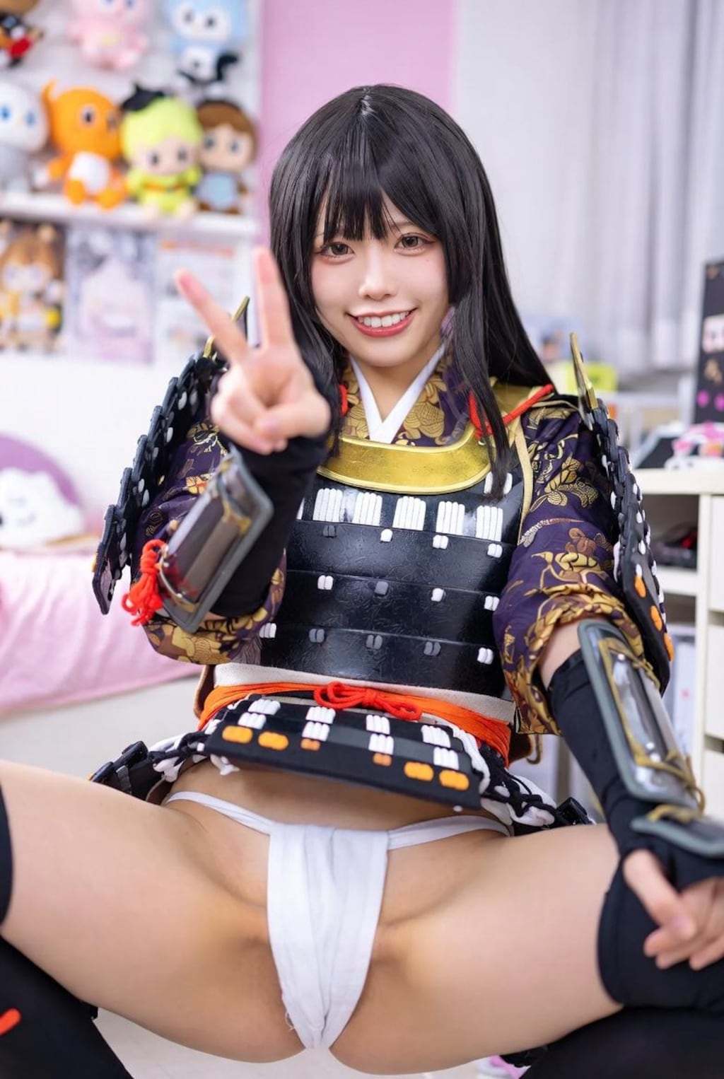 甲冑の下は褌だよね(σ•̀ᴗ•́)σ