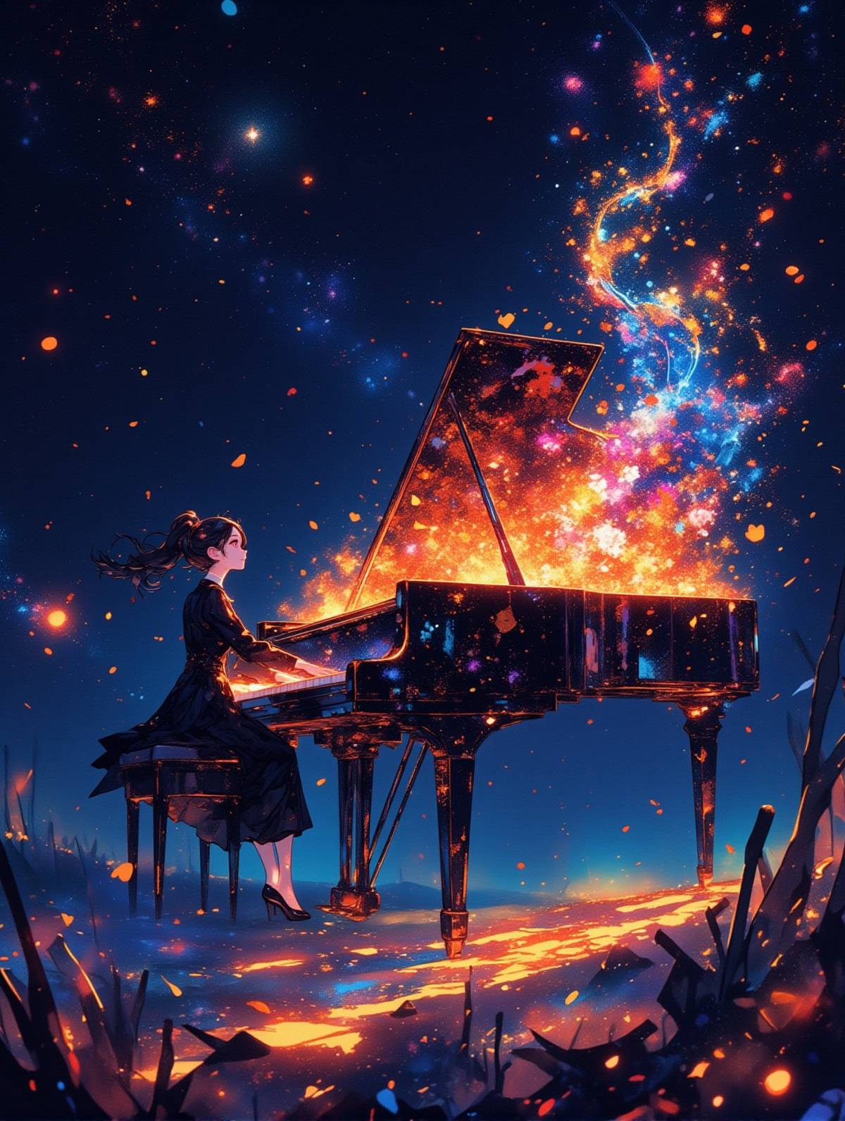 魔曲_28 | の人気AIイラスト・グラビア