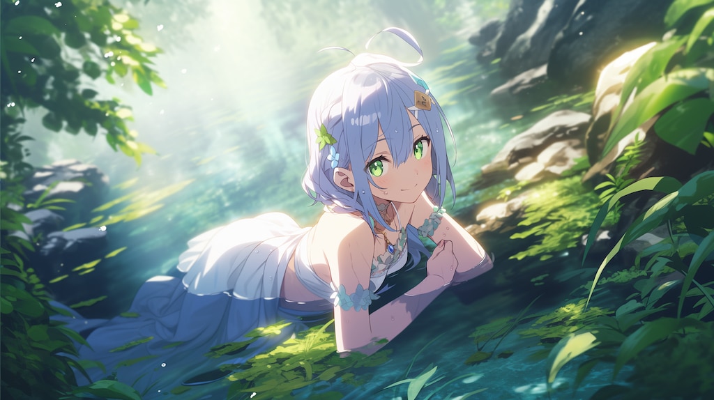 アルテミスの水浴び