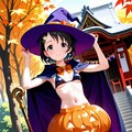 気合で仮装したのにハロウィンの場所と日時を勘違いし、全く場違いな場所にドヤ顔で現れた佐々木千枝 7枚目