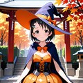 気合で仮装したのにハロウィンの場所と日時を勘違いし、全く場違いな場所にドヤ顔で現れた佐々木千枝 3枚目