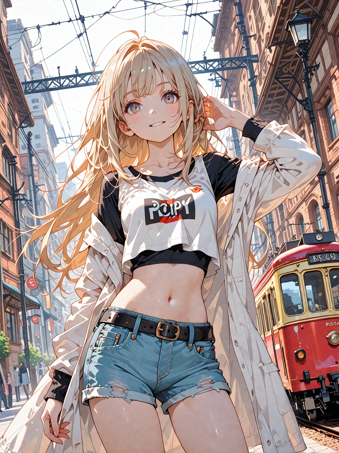 路面電車 | の人気AIイラスト・グラビア