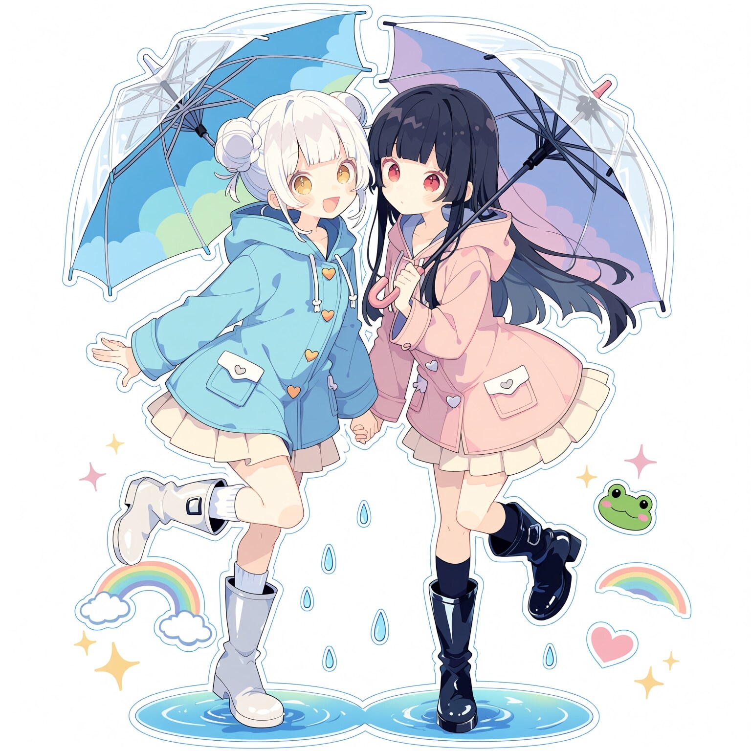 雨の装い
