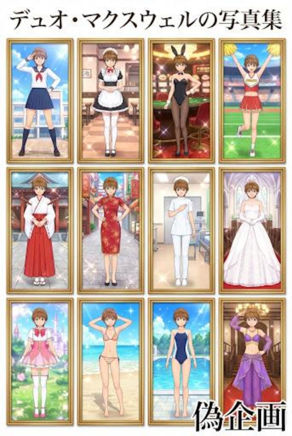 偽企画　デュオ・マクスウェルの写真集
