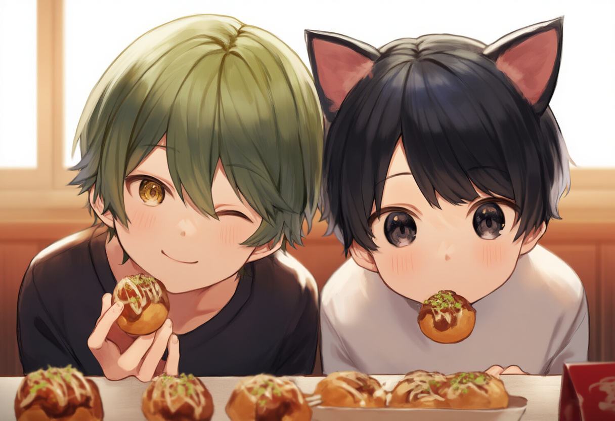 たこ焼きおいしいね