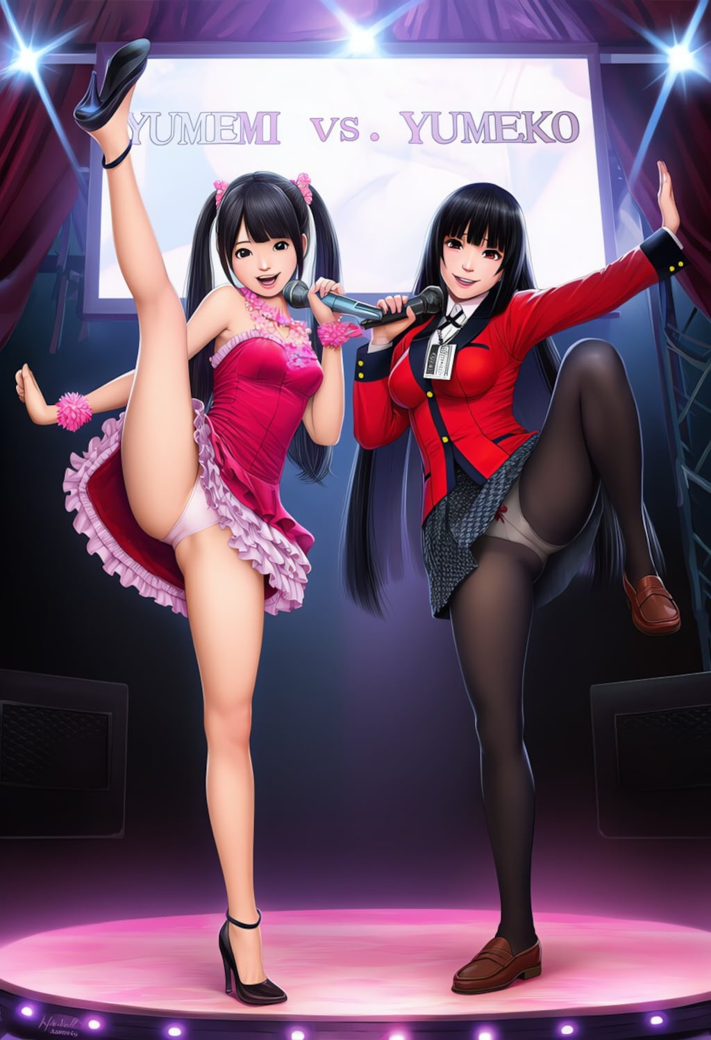 バトっていいとも！ ユメミと夢子のアイドル対決01