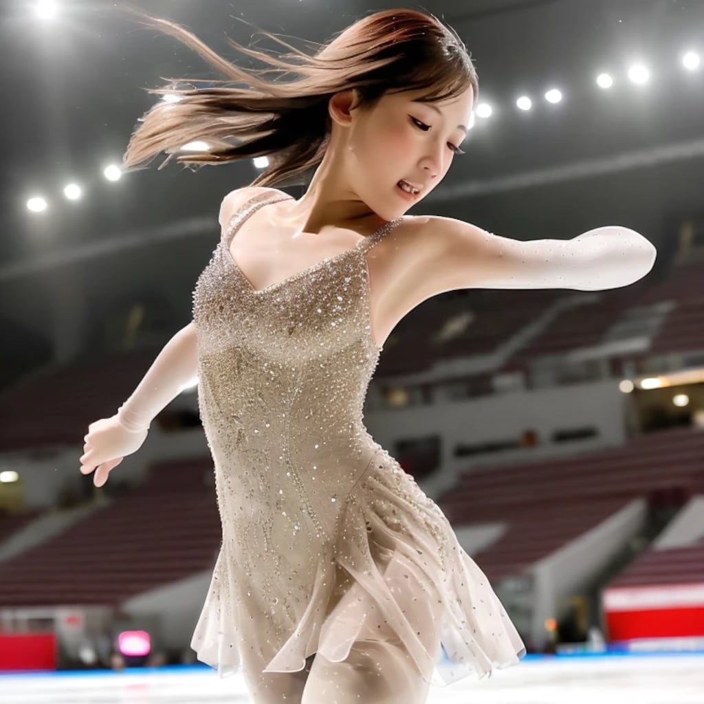 黒髪ロングでフィギュアの美女８６