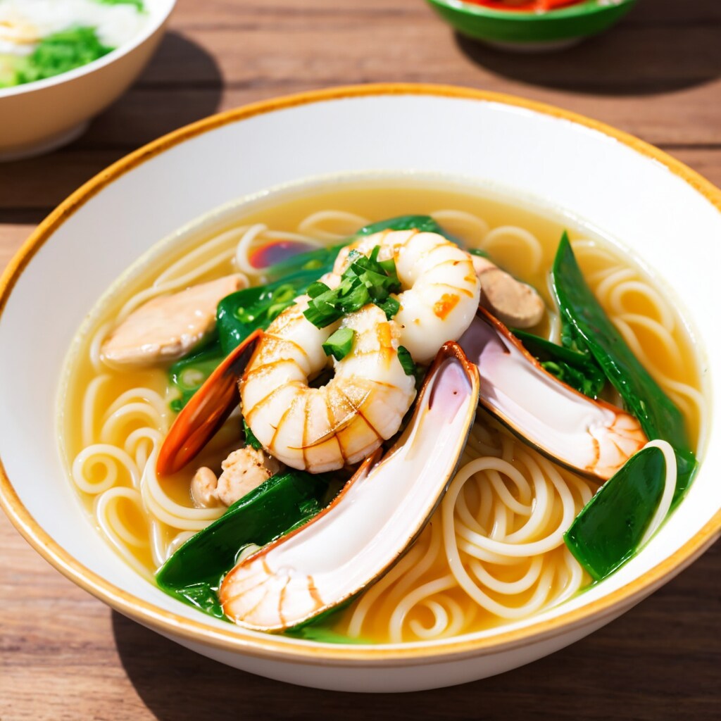 近年のちち生海鮮麺