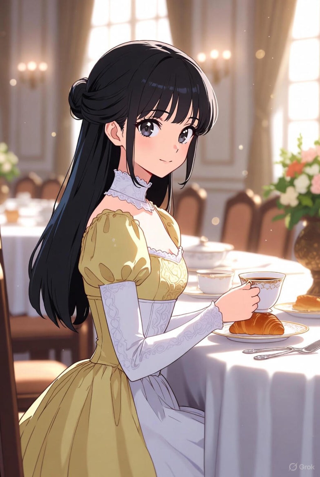 貴族女子（朝食）