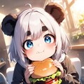 パンダガール、バーガーを食らう！ 3枚目