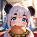 パンダガール、バーガーを食らう！ 2枚目