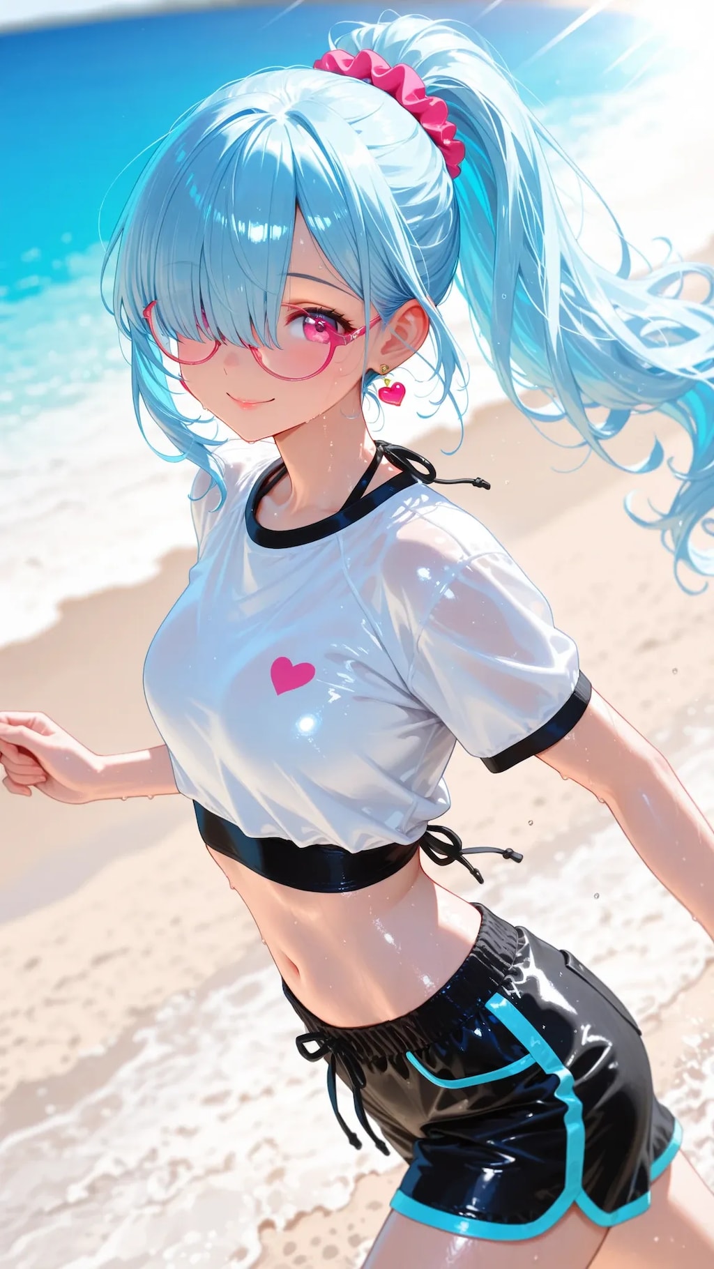 ジョギングat beach