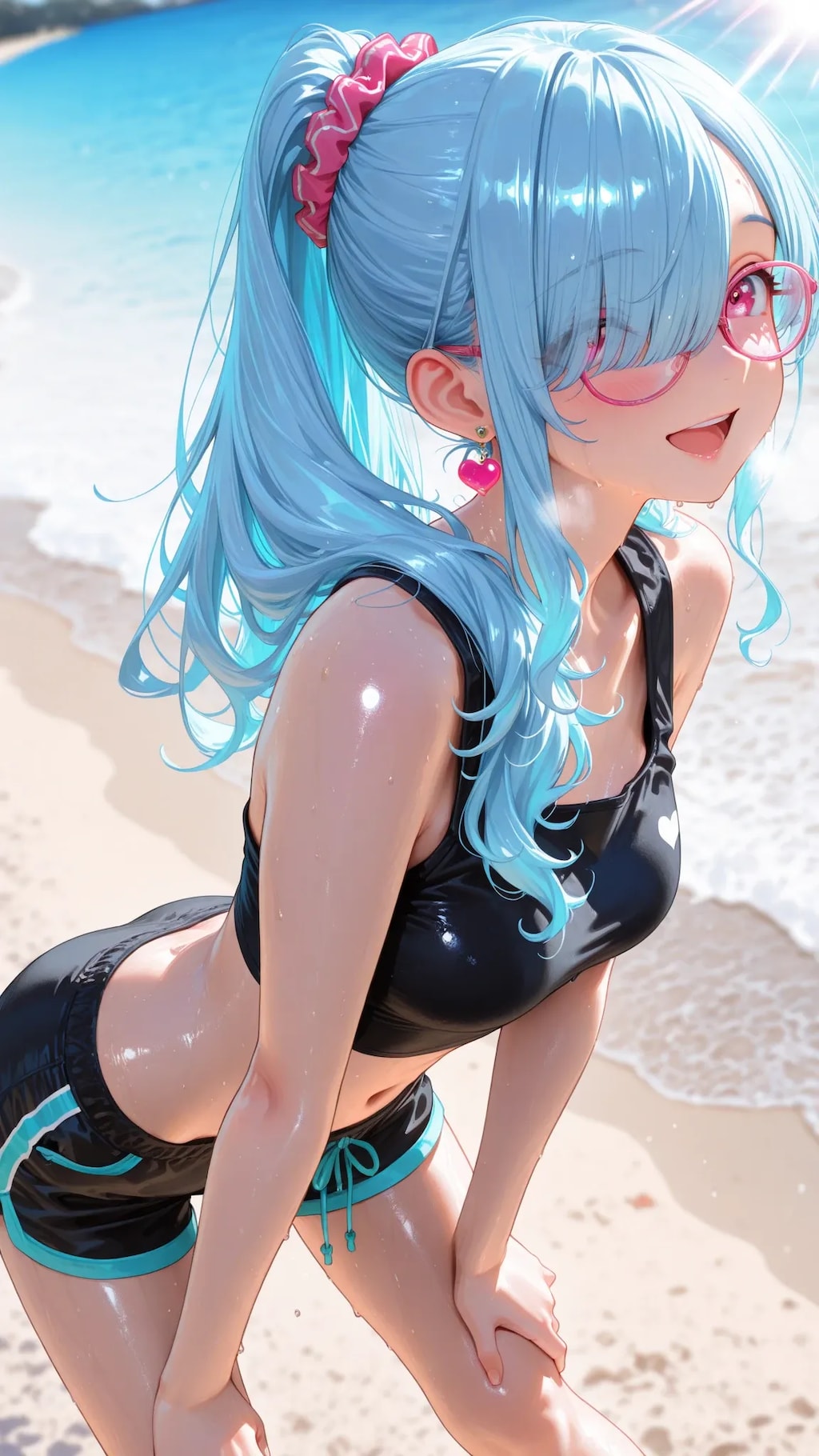 ジョギングat beach