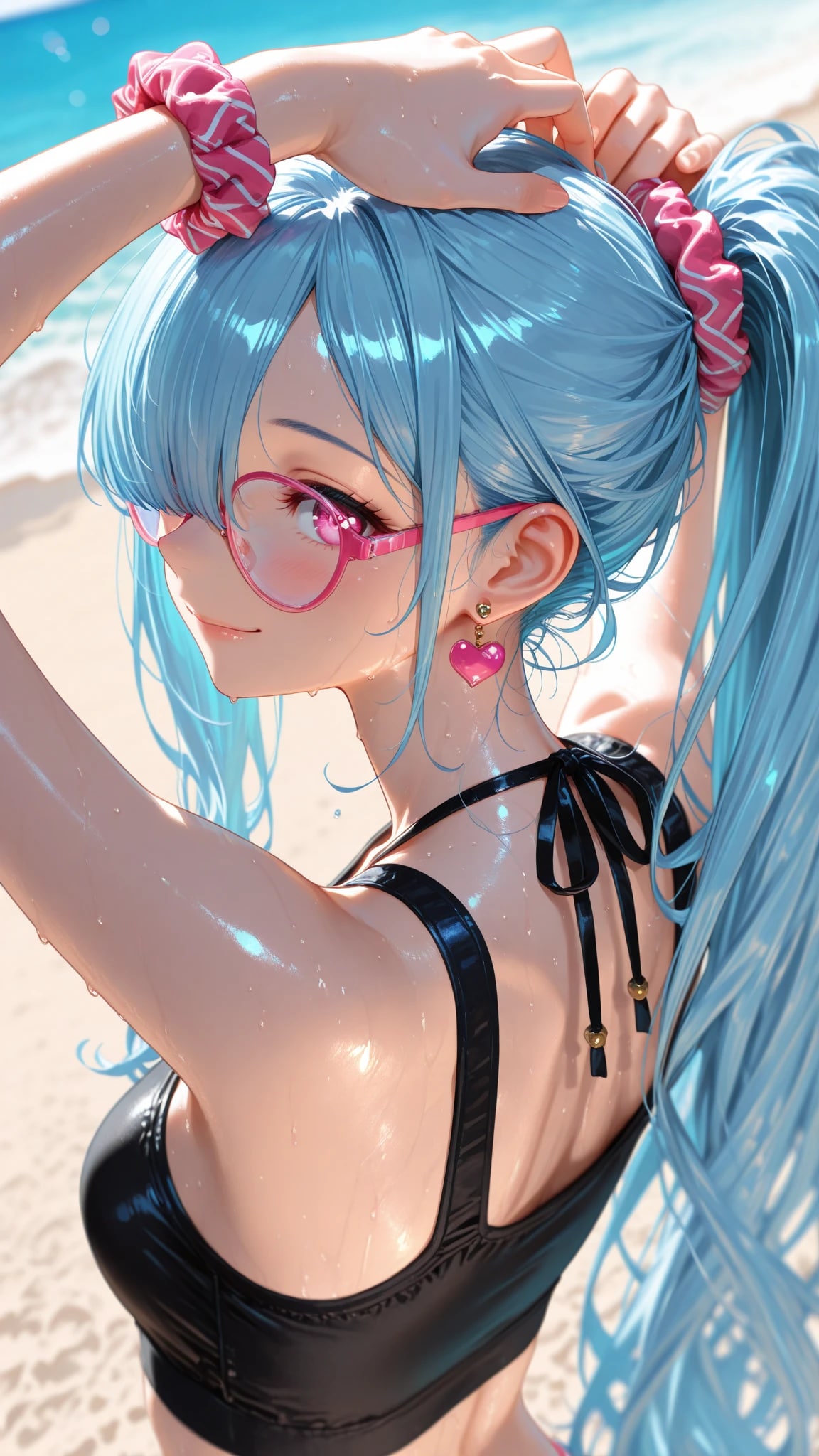 ジョギングat beach | の人気AIイラスト・グラビア