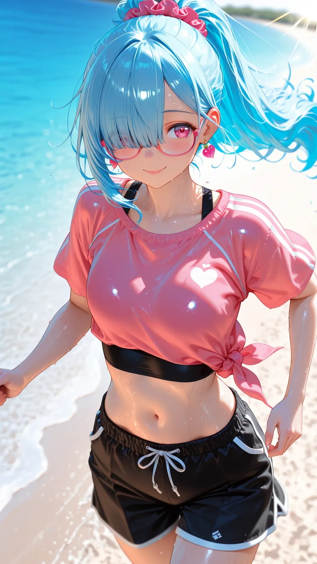 ジョギングat beach