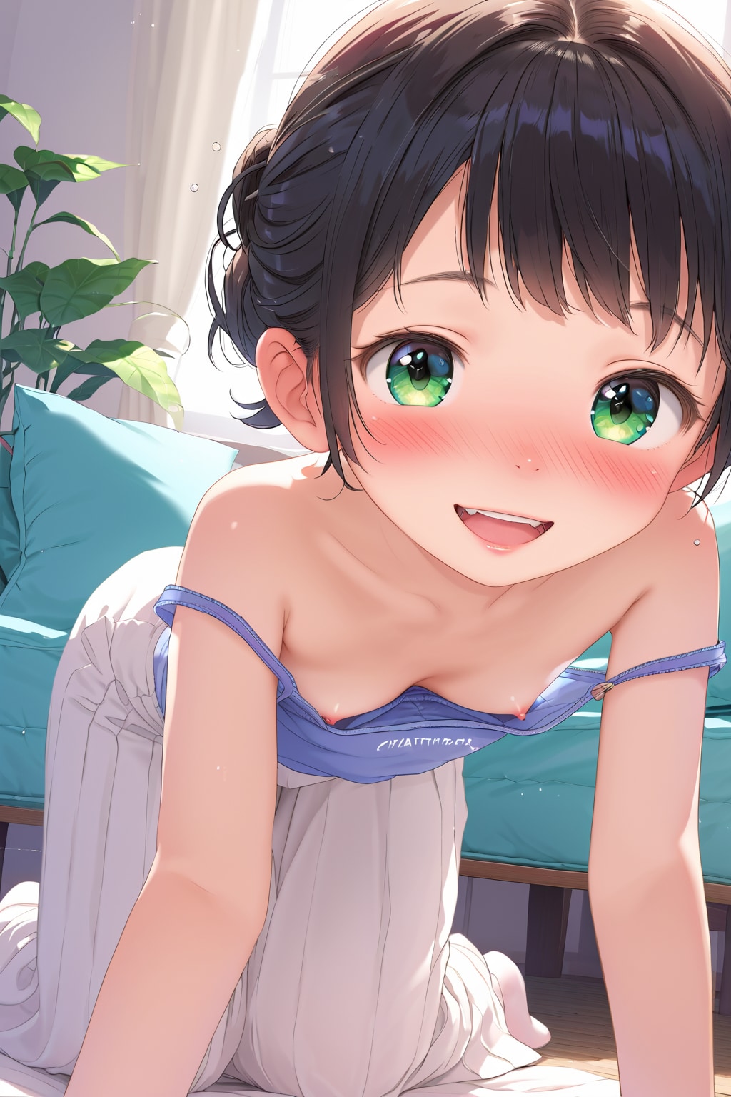 どこみてるの？