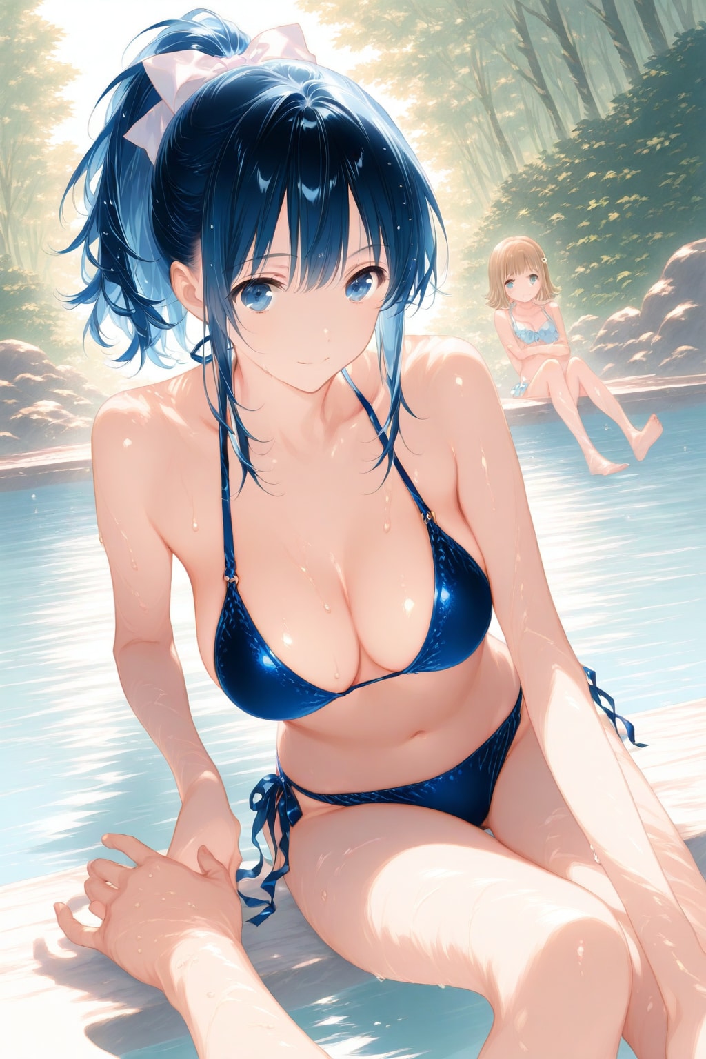 森のスパで森林浴👙♨️🌳