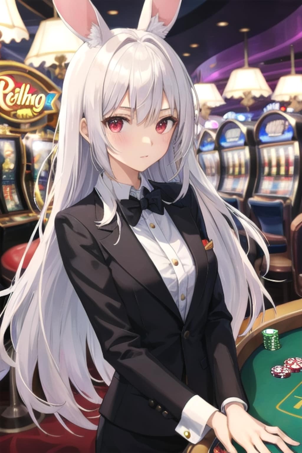 カジノディーラー（ポンコツウサギ）