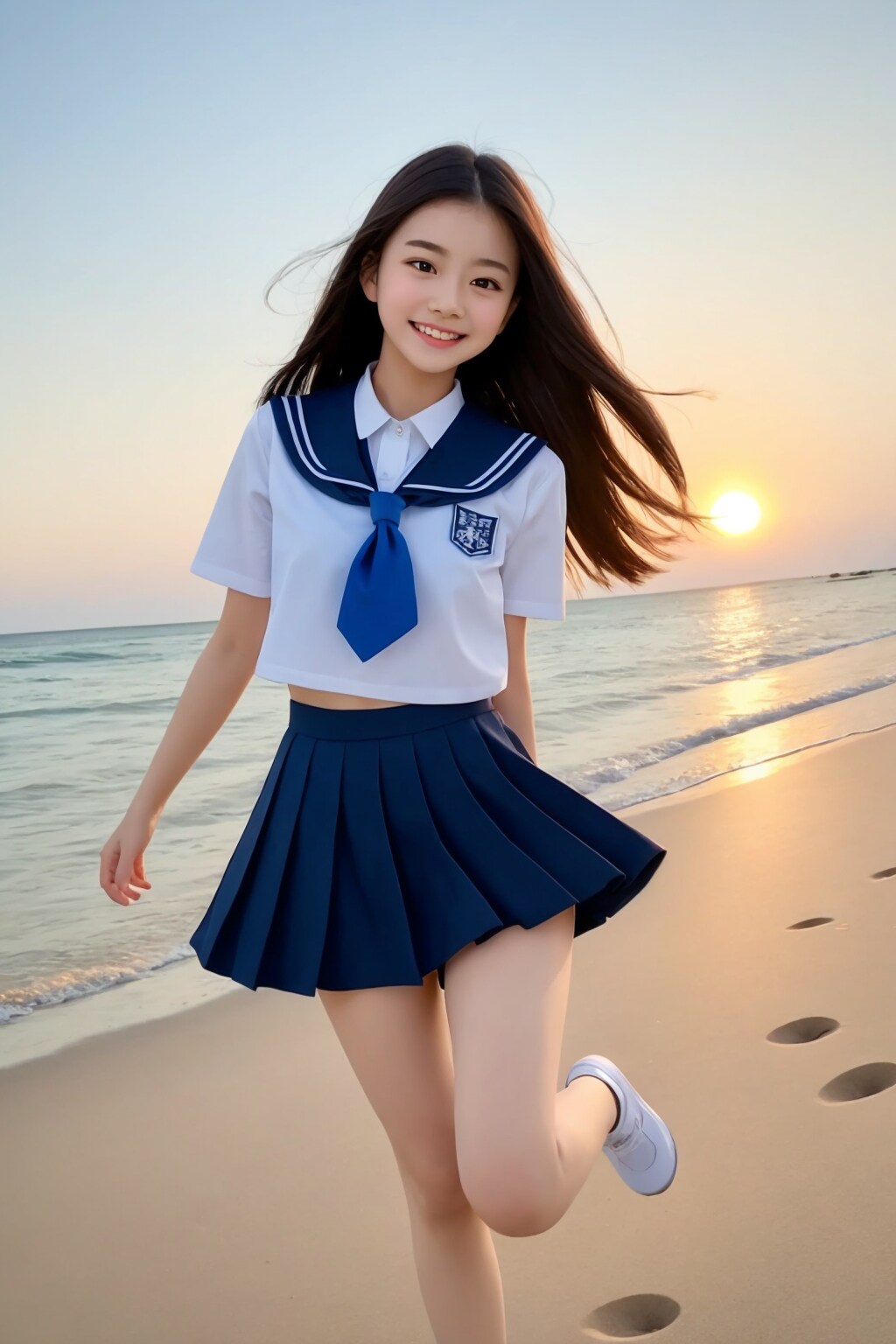 黄昏の彼女３７ | の人気AIイラスト・グラビア