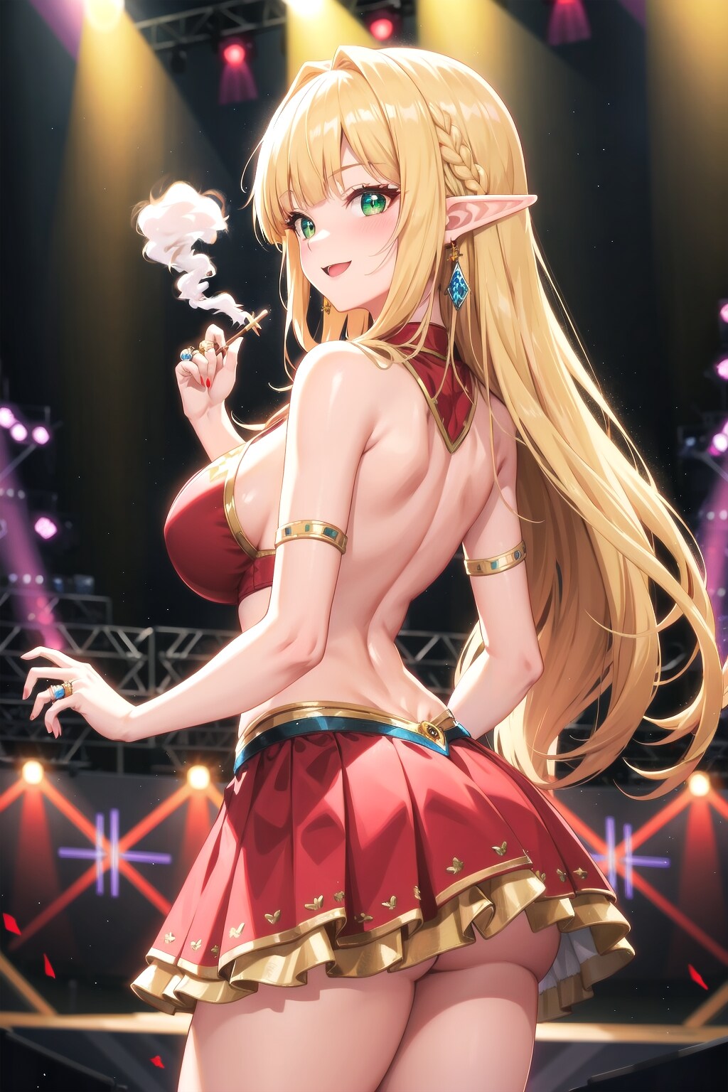 エルフの若奥様がアイドルに