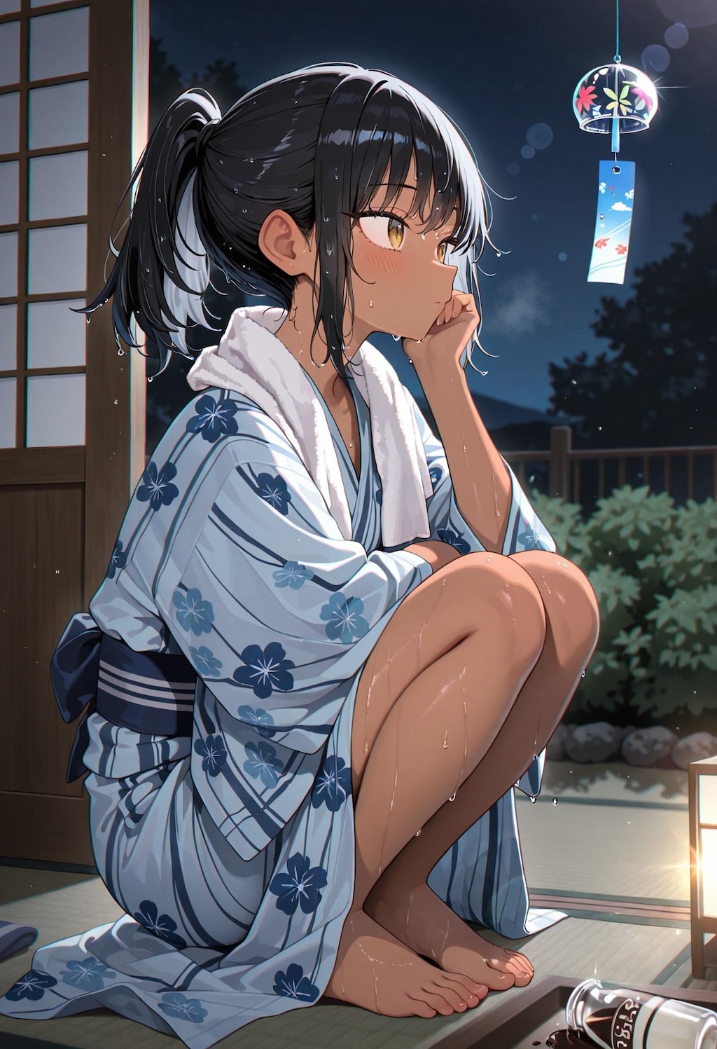 お風呂上がりの一杯