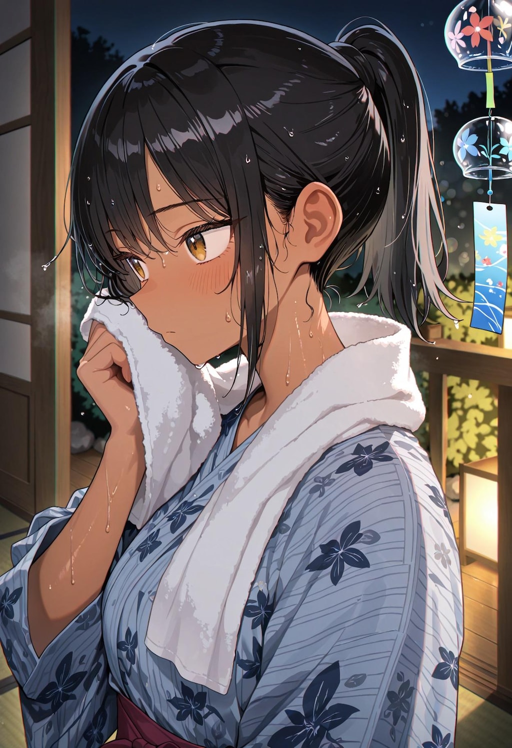 お風呂上がりの一杯