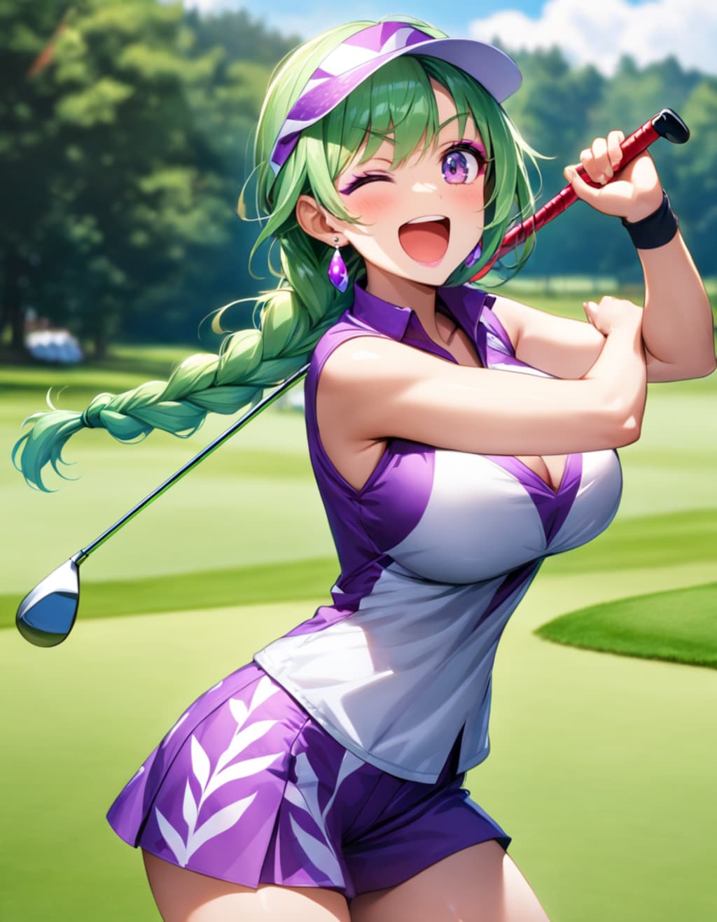 ゴルフするよ～♪