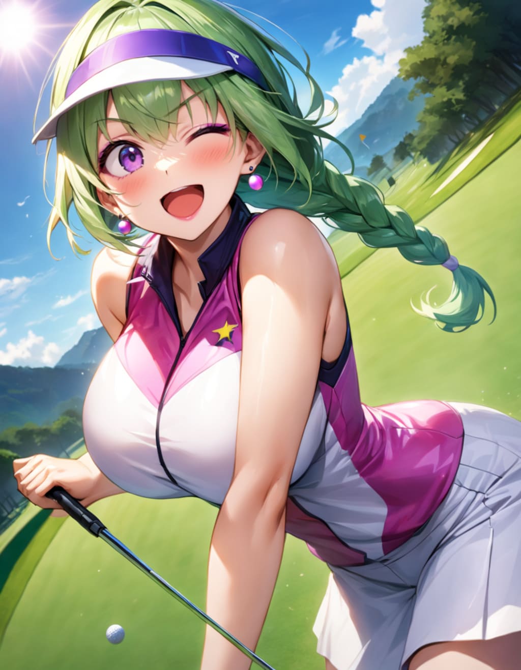 ゴルフするよ～♪