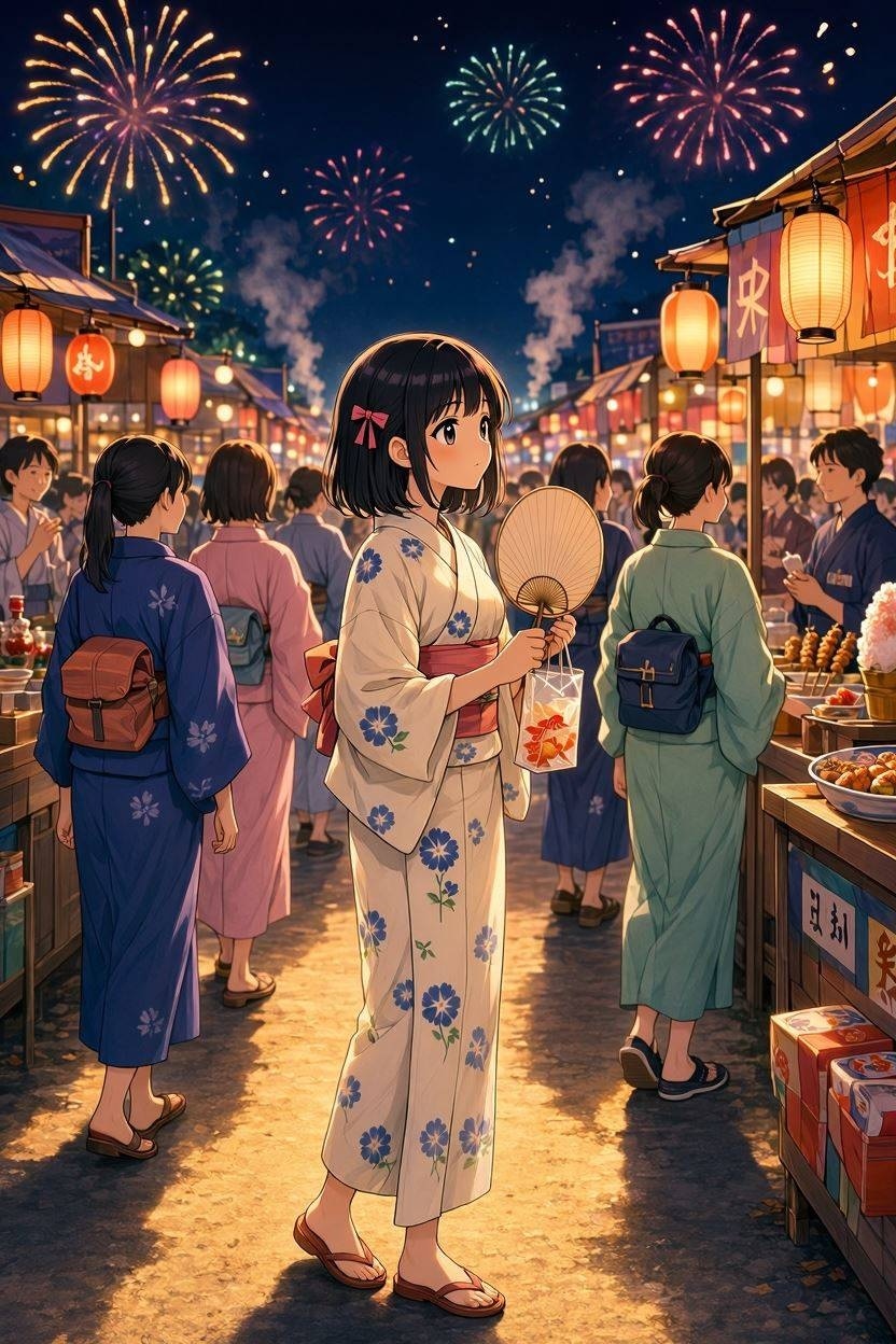 夏祭り(MAI-Image-2.5-Flash)(7) | の人気AIイラスト・グラビア