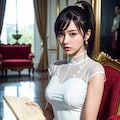 お嬢様の読書の時間 3枚目