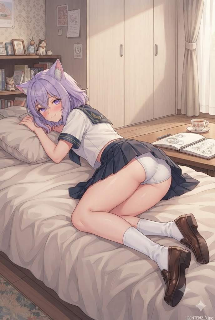 攻めるパンチラのセーラーシス