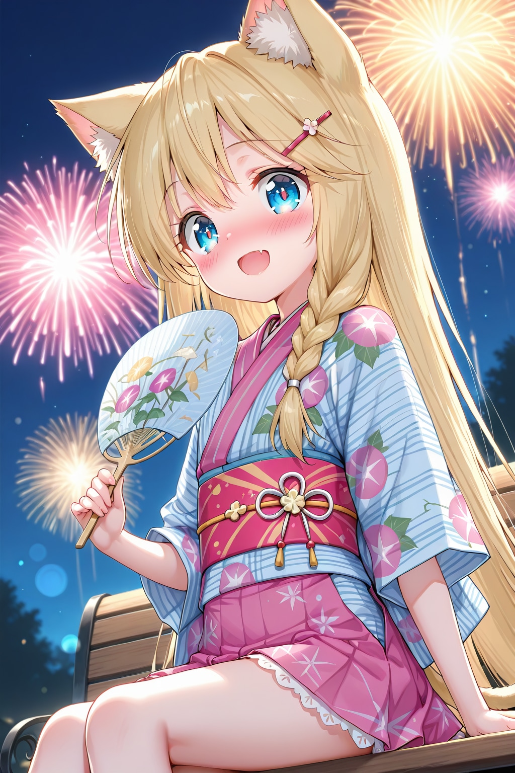 ネコミミハナビ