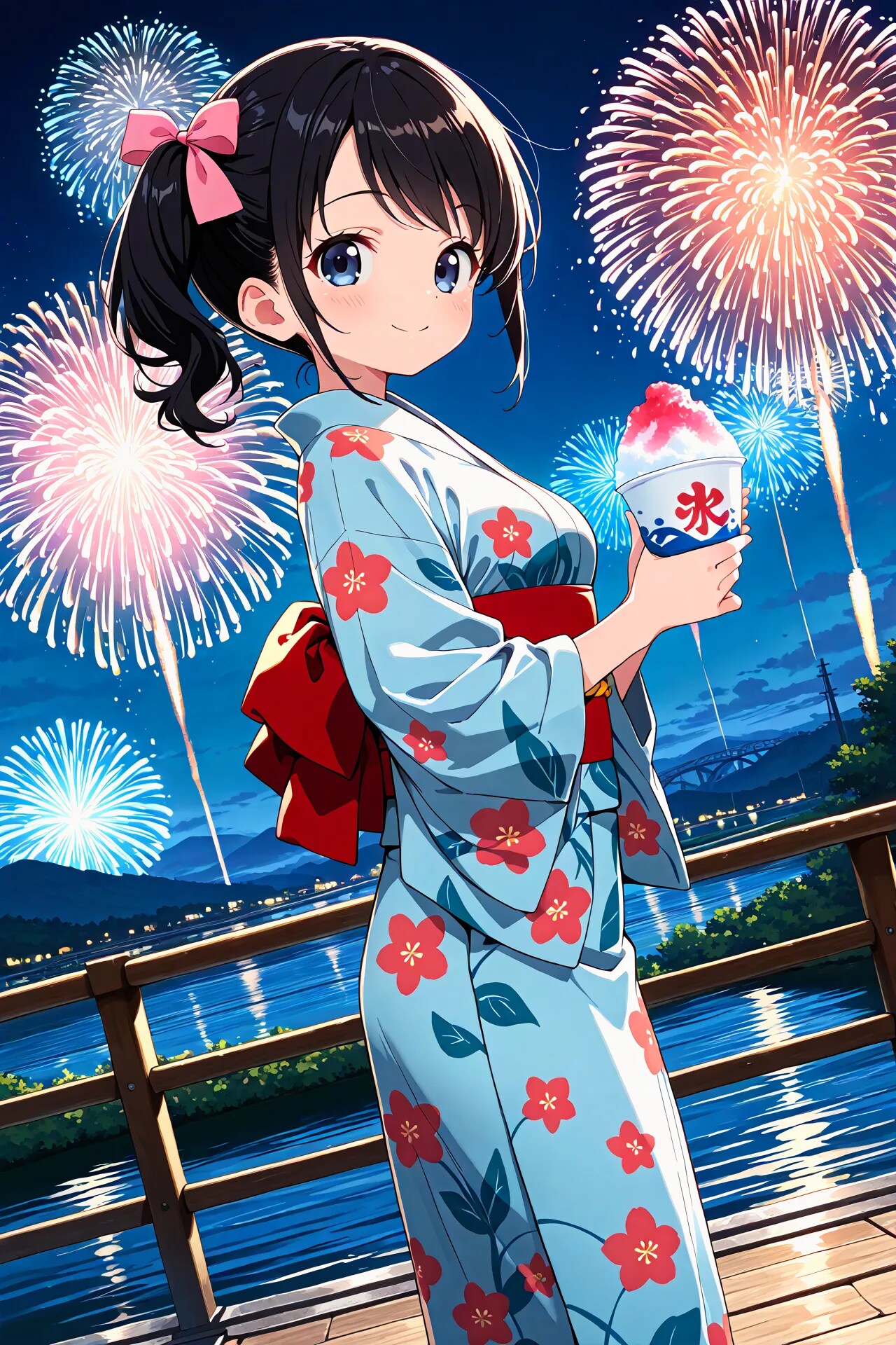 夏祭りのさやかちゃん