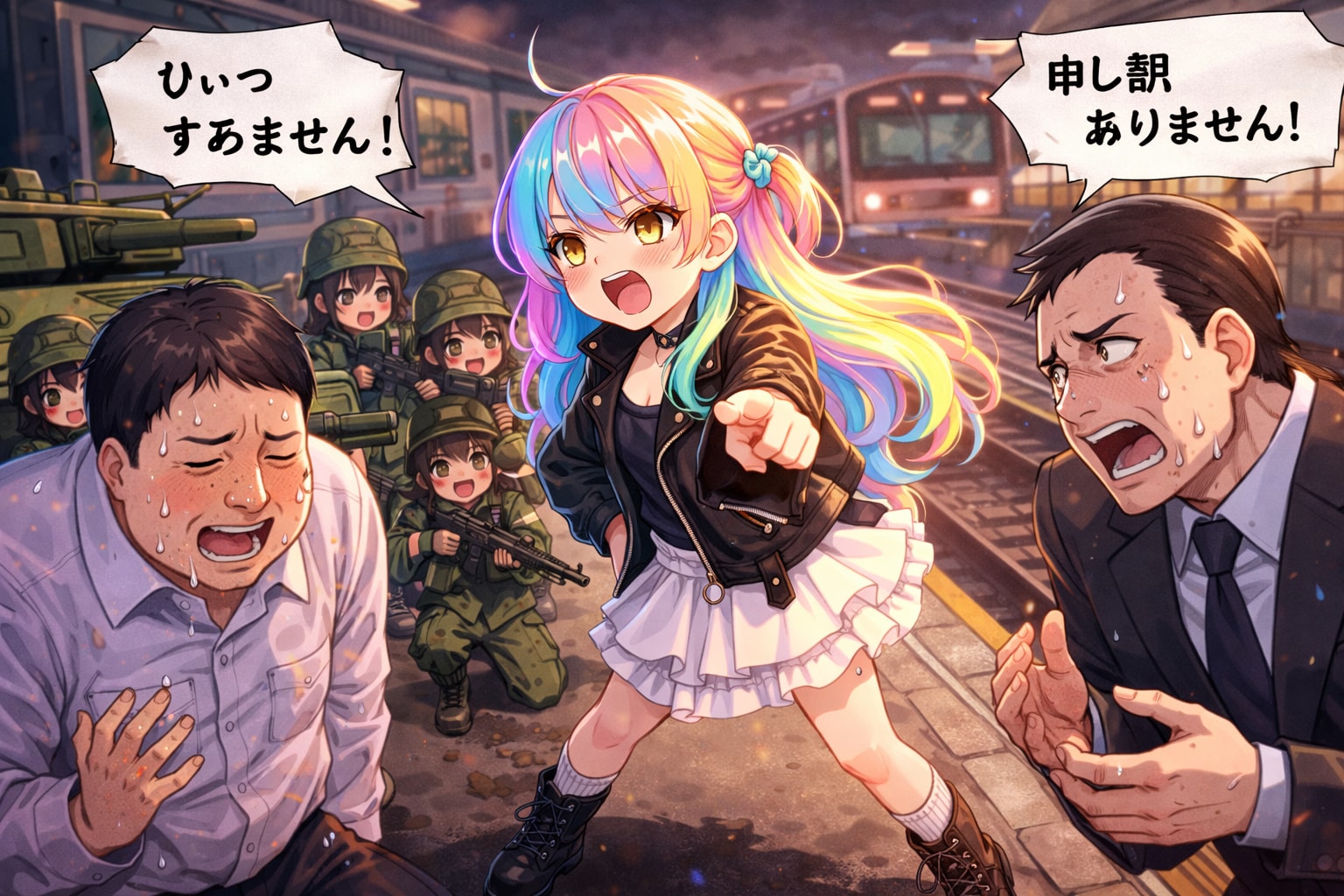 自衛隊の女の子にセクハラすると、 | の人気AIイラスト・グラビア