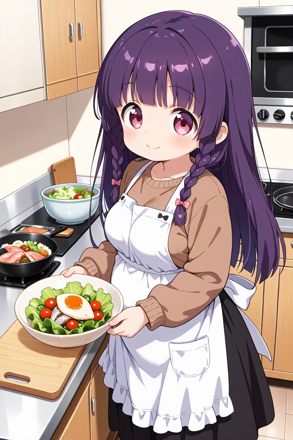 料理してました