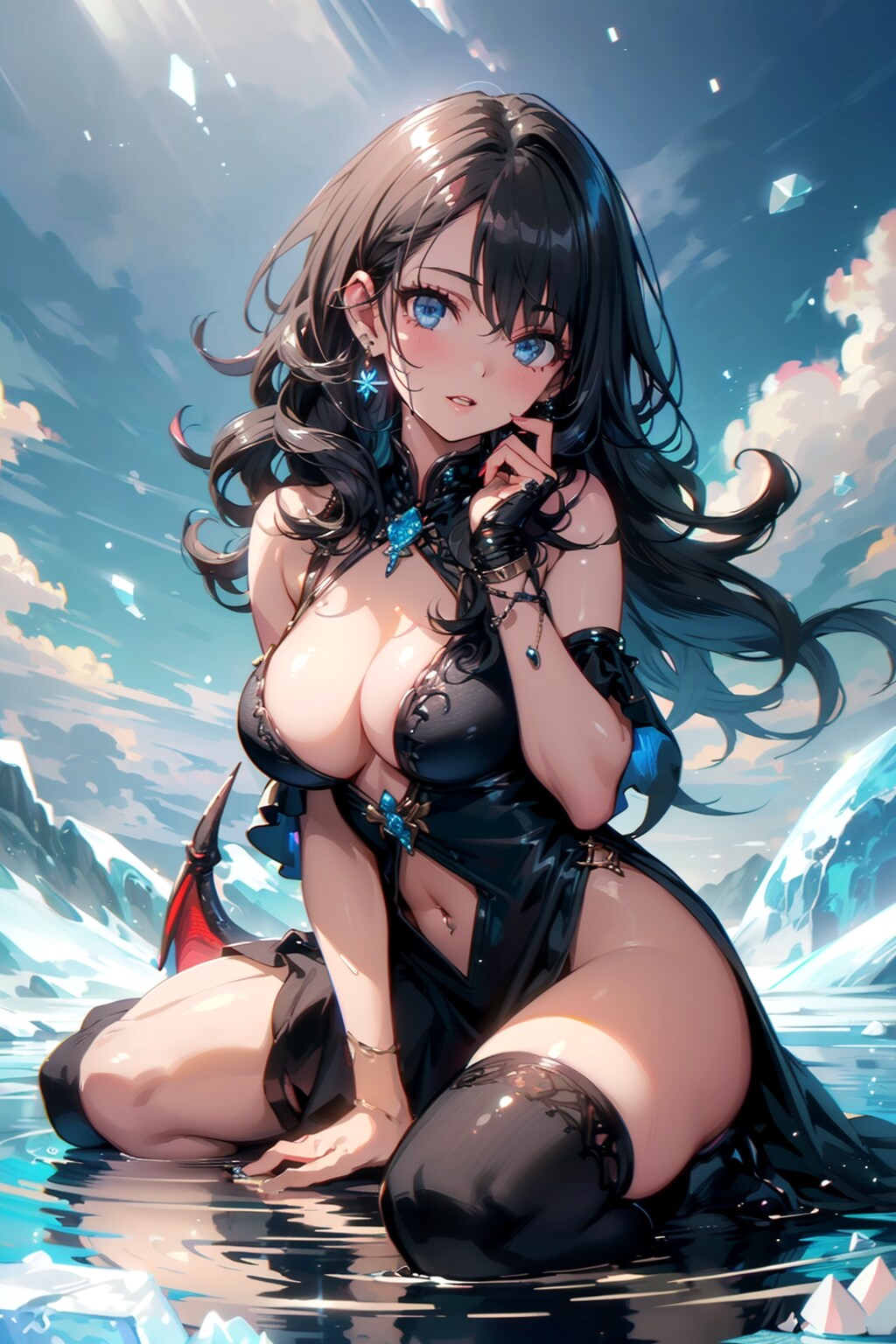 ドラゴン娘さん（闇属性）