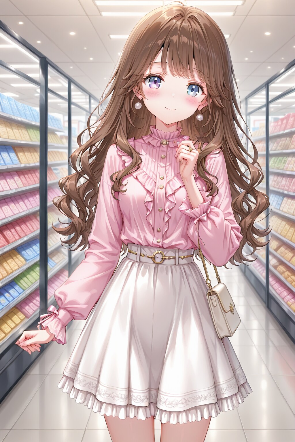 うちの子秘話（ウェーブヘアの女の子）
