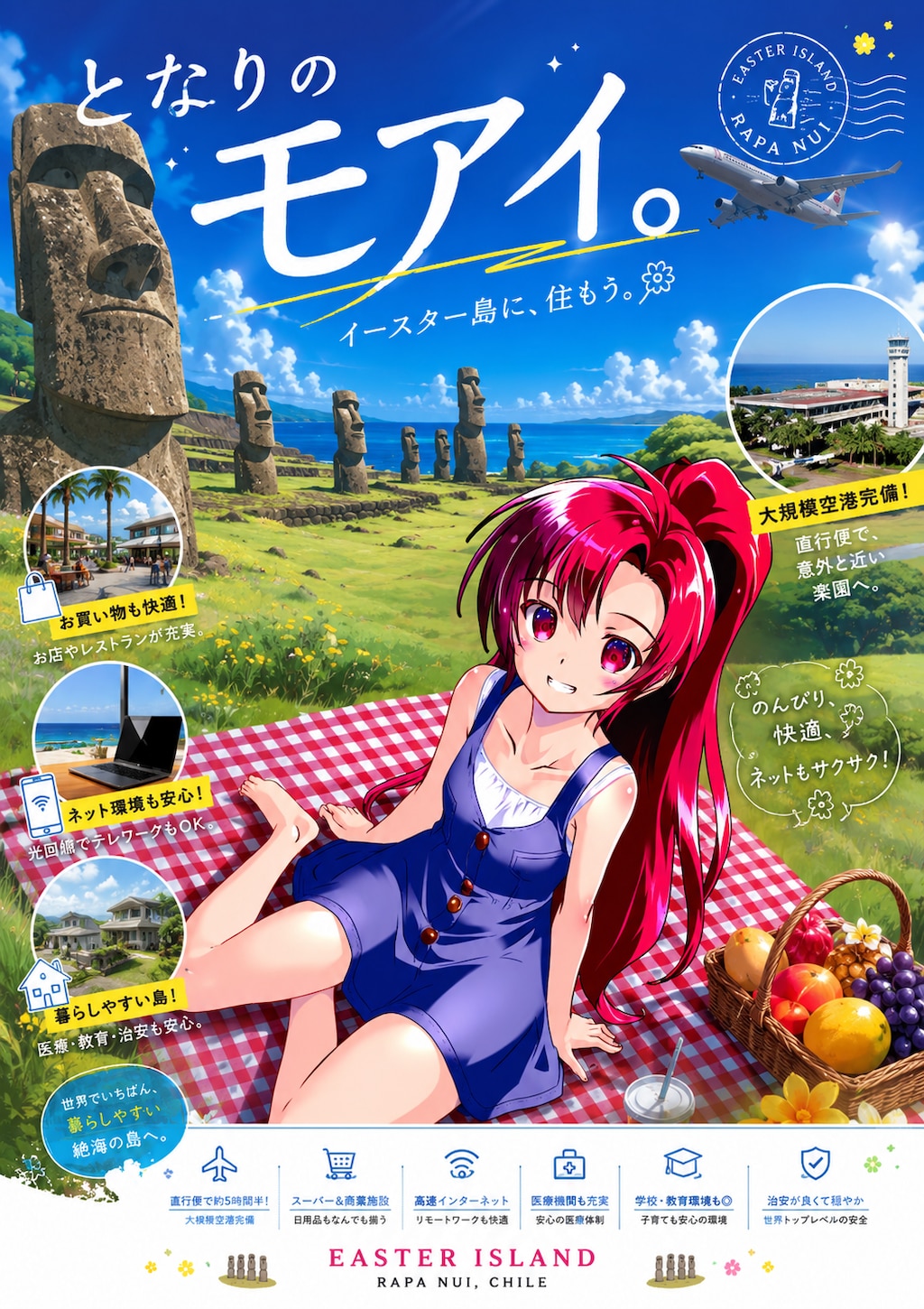 となりのモアイ